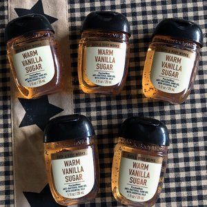 Bath & Body Works PocketBac-Warm Vanilla Sugar-Lot of 5